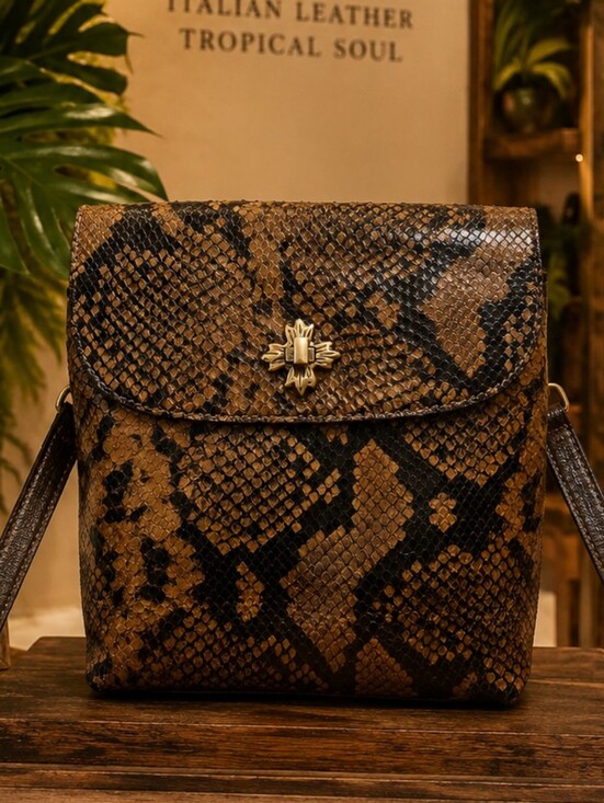 Patricia Nash Handbags - Patricia Nash *RARE Python Print Careri Bag - NWT